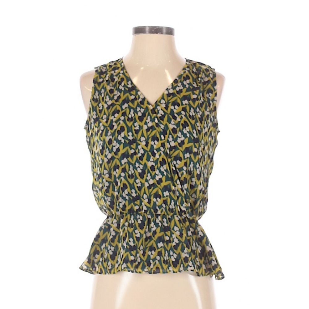 Banana Republic Cinched Waist Floral Top